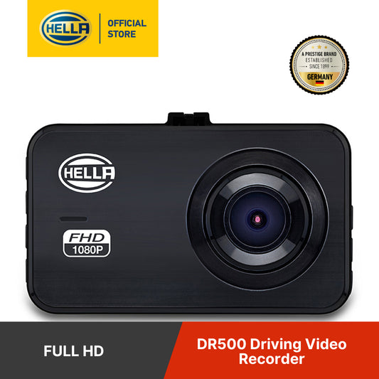 Hella Dr500 Driving Video Recorder, Full Hd,  Single Channel - 358 052 181 Dashcam Black