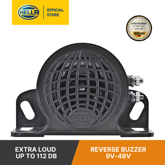 Hella Reverse Buzzer 9V - 48V (1 Pc) - 009 148 141 Horn Black