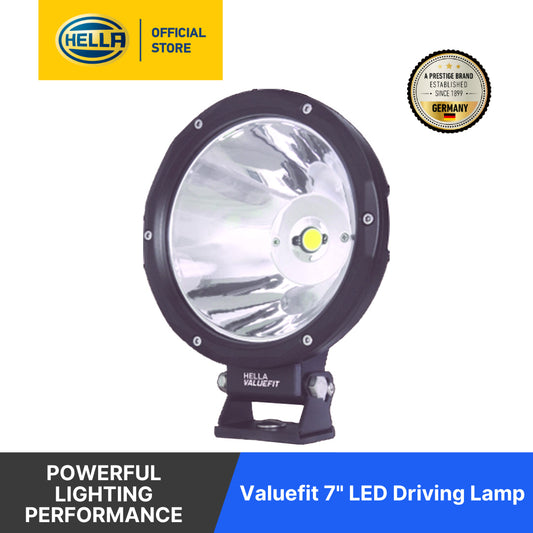Hella Valuefit 7" Led Driving Lamp (1 Pc) - 357  200 001 Auxiliary Light Clear Lens