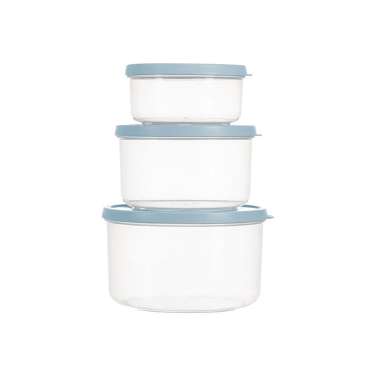 set 3 Hokkaido Round Food Storage Container (750-1500-2500 ml)