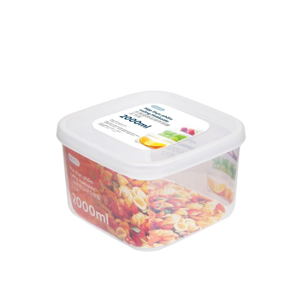 Set 3 Hokkaido Square Food Storage Container (500-1000-2000 ml)