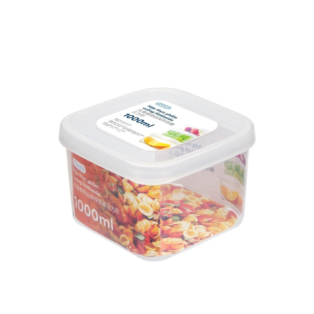 Set 3 Hokkaido Square Food Storage Container (500-1000-2000 ml)