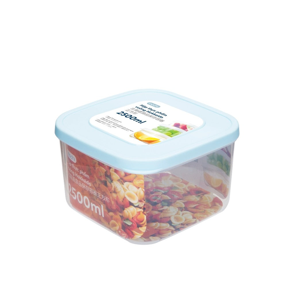 Set 3 Hokkaido Square Food Storage Container (750-1500-2500 ml)