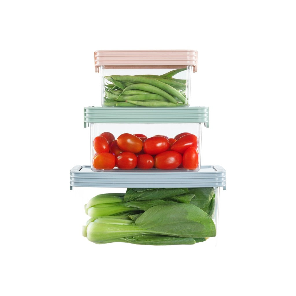 Set 3 Tritan Hokkaido Rectangle Food Container (500-1000-2000 ml)