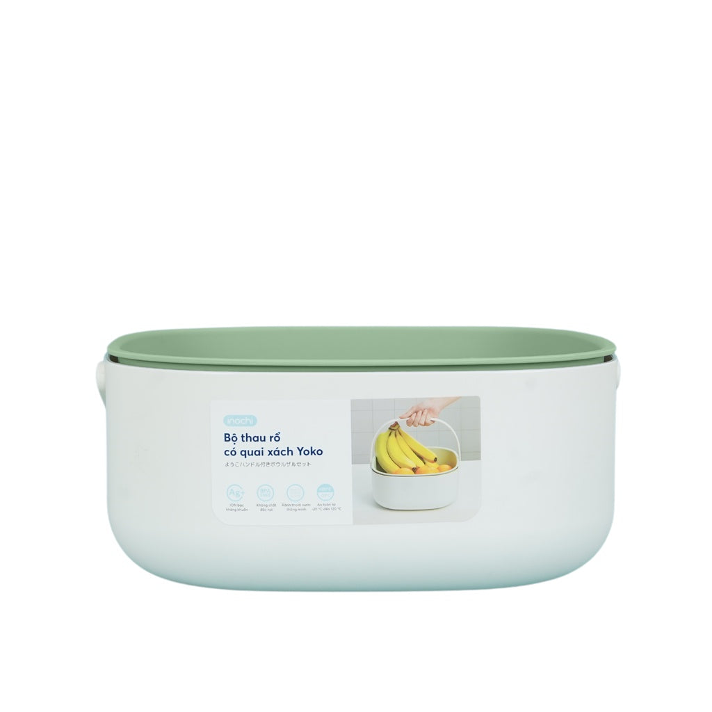 inochi Yoko basket set with handle 27cm