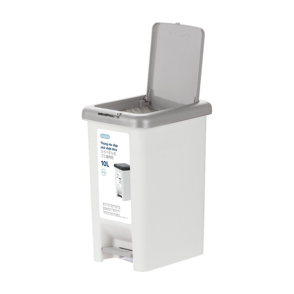 inochi Hiro Rectangle Pedal Bin 10L
