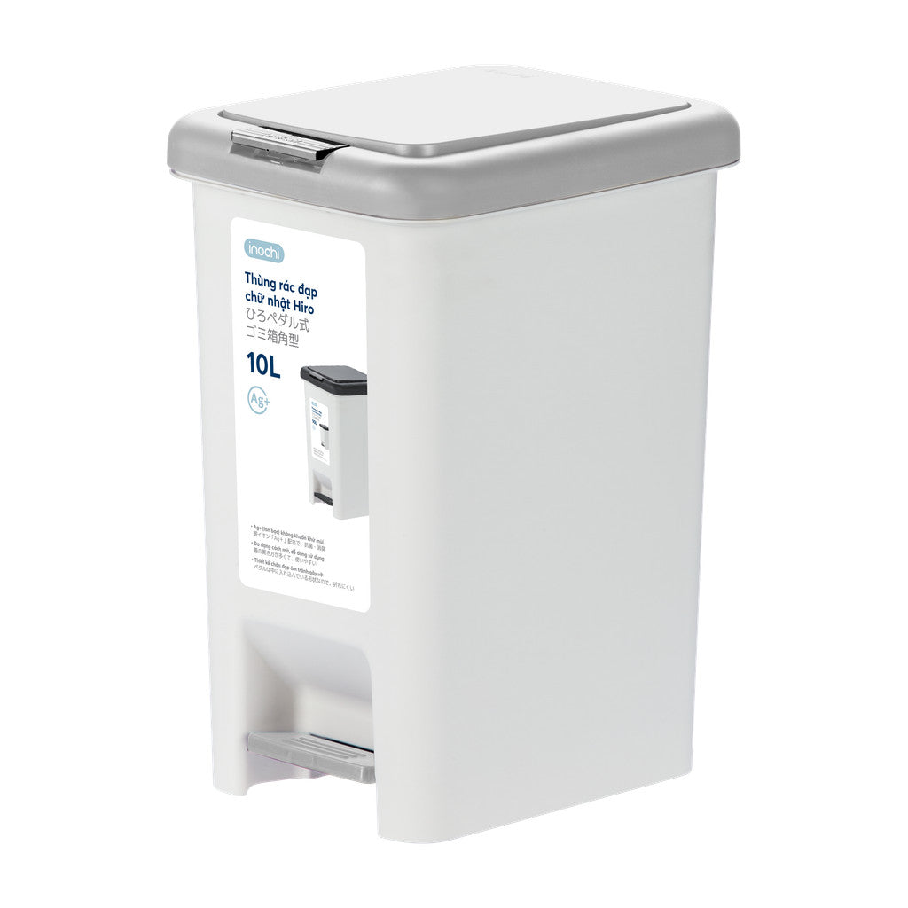 inochi Hiro Rectangle Pedal Bin 10L