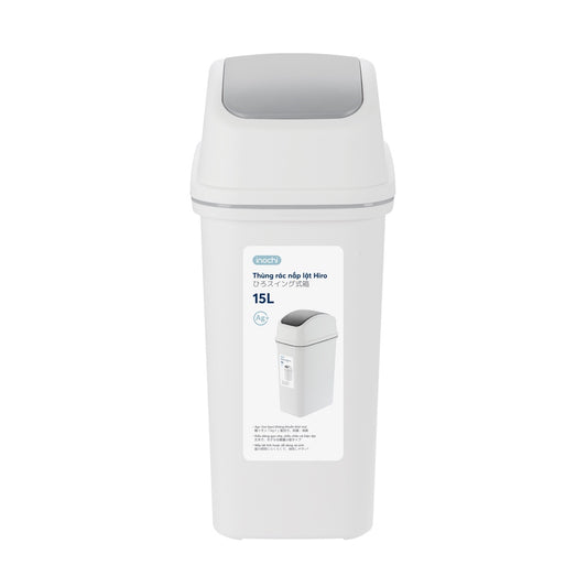 inochi Hiro flip lid waste bin 15L