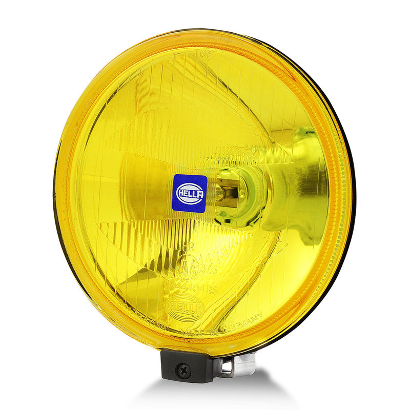 Hella Comet 500 Driving Lamp With Yellow Lens (1 Pc)- 005 750 511 Auxiliary Light Yellow Lens