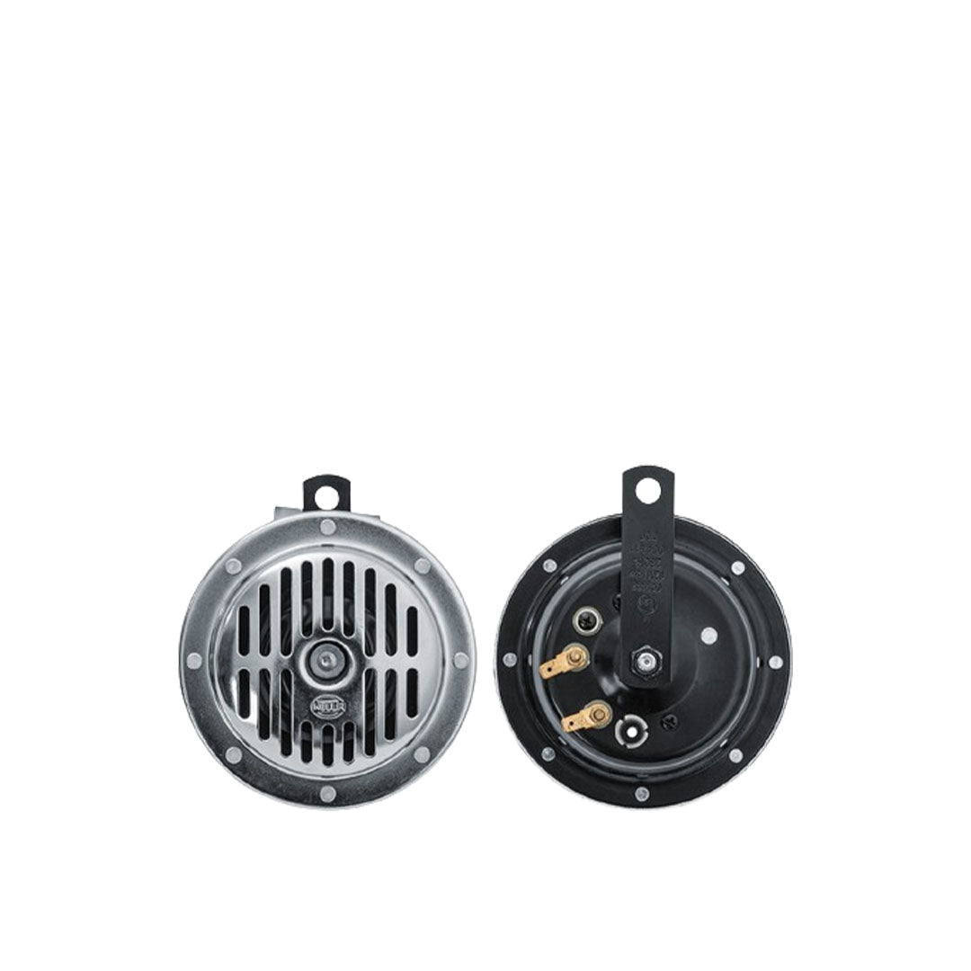 Hella Avant-Tone 12V Disc Horn (Set Of 2) - 004 811 101  Horn Silver
