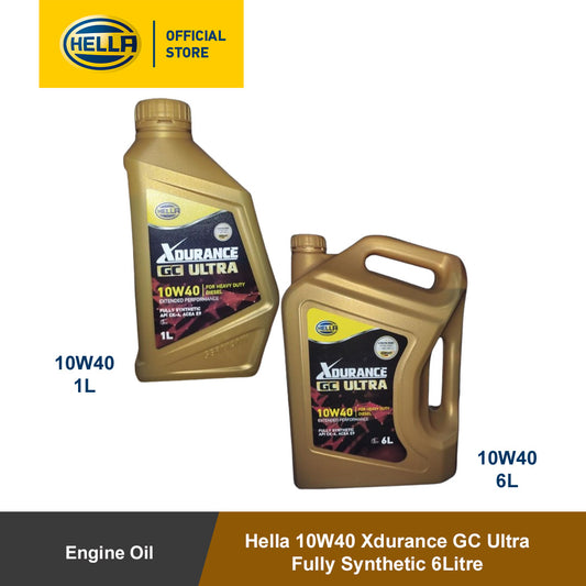 Hella 10W40 Xdurance GC Ultra Fully Synthetic 1Litre