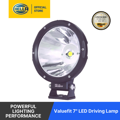 Hella Valuefit 7" Led Driving Lamp (1 Pc) - 357  200 001 Auxiliary Light Clear Lens