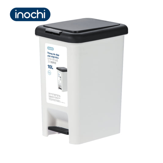inochi Hiro Rectangle Pedal Bin 10L