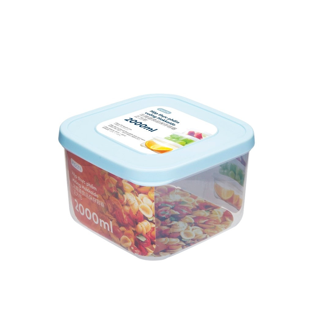 Hokkaido Square Food Storage Container 2000 ml