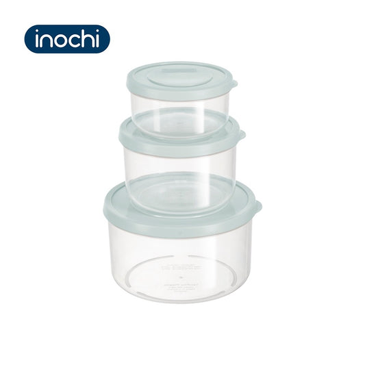 set 3 Hokkaido Round Food Storage Container (500-1000-2000 ml)