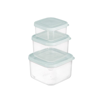 Set 3 Hokkaido Square Food Storage Container (750-1500-2500 ml)